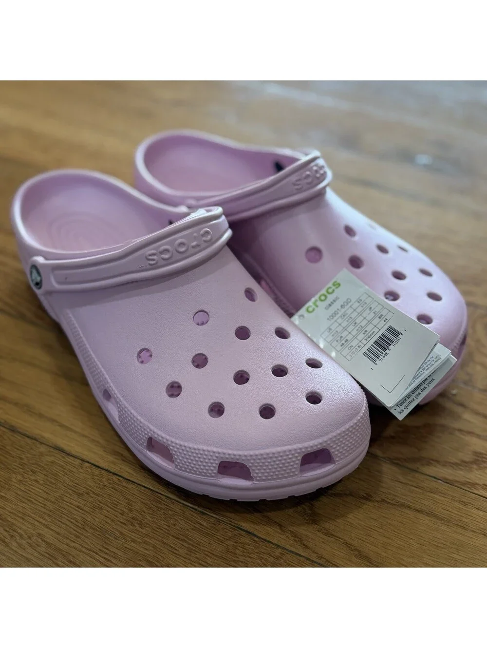 Size 13 US Men’s Unisex Pink Crocs Classic Clogs Slip On Slippers NWT